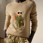 Кашемировый свитер Aviator Polo Bear от Ralph Lauren Collection