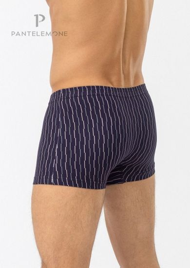 Трусы мужские боксеры для больших мужчин Pantelemone PMHB-1320, полоса темно-синяя