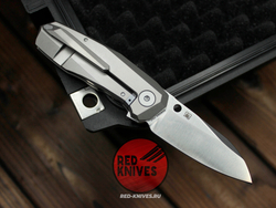 Нож Spyderco Techno 3 - титановая рукоять с сухарем