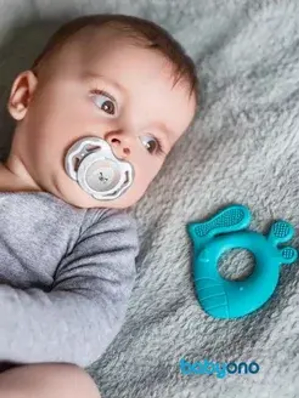 Прорезыватель для зубов силиконовый Крабик