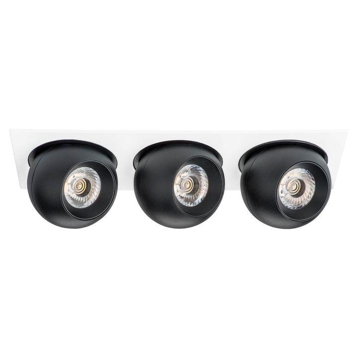 Комплект из светильника и рамки Lightstar Intero Ball (217536+217072+217072+217072) i536727272