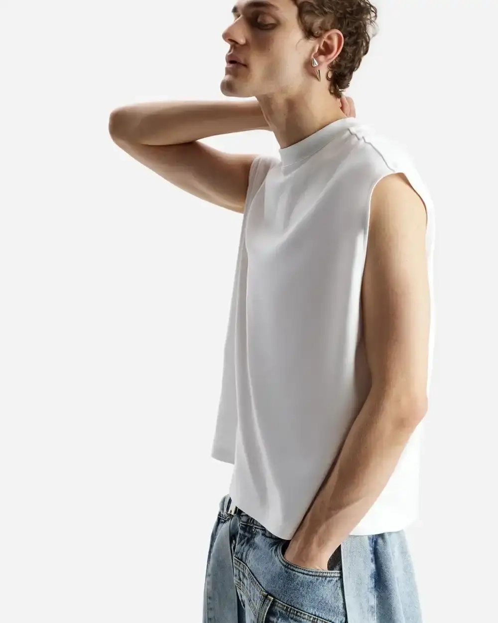 Майка белая