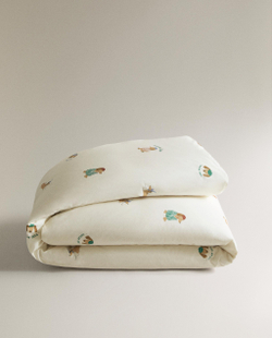 Пододеяльник Zara Home, хлопок 100%, однотонный, 1610/088