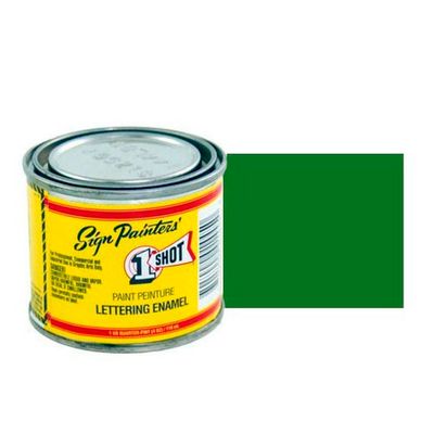 Эмаль для пинстрайпинга 1 Shot Сосново-зелёный (Medium Green), 236 мл