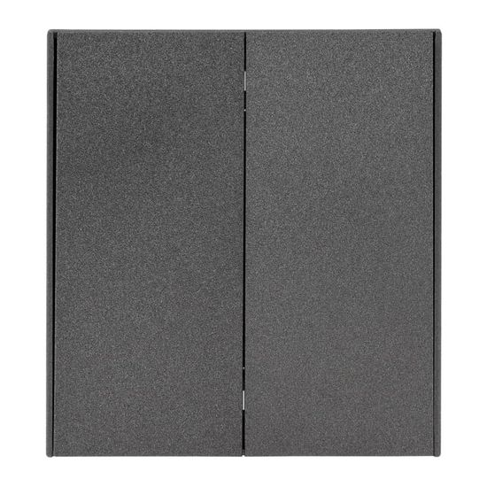 Выключатель STRONG 2 кл перекрестный (переключатель) 10А с/у графит KRANZ