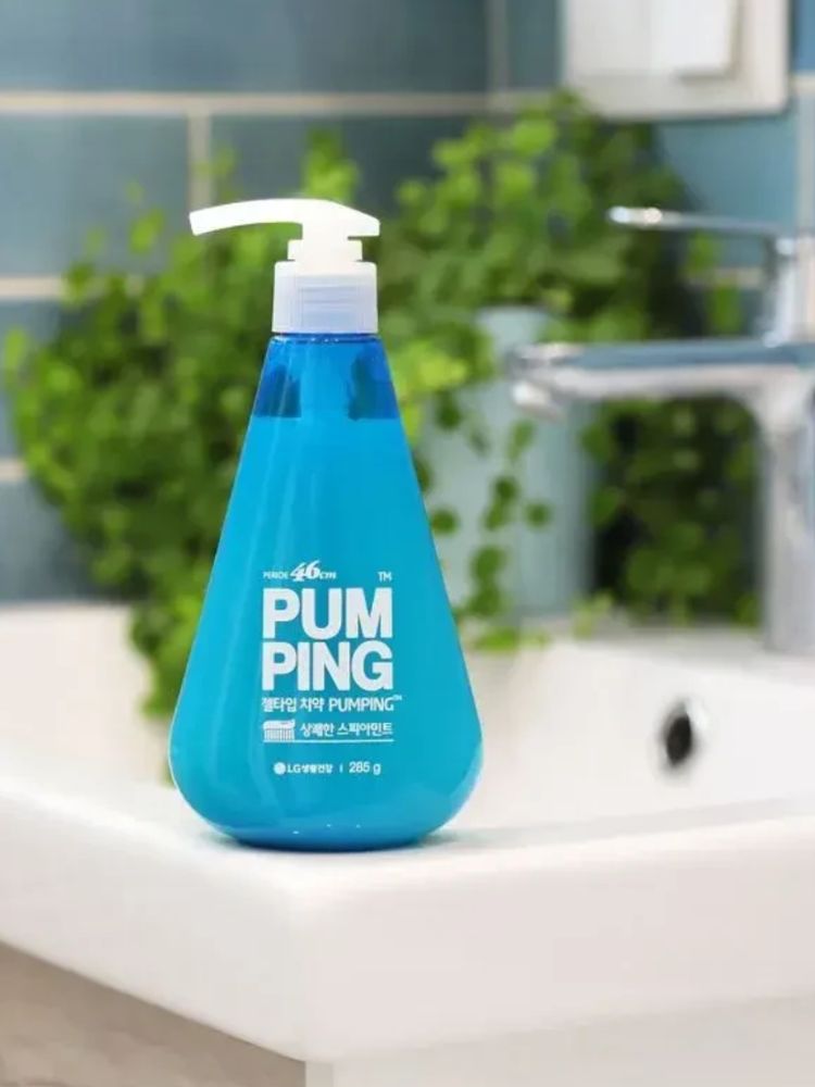 Зубная паста Perioe Pumping Original с дозатором 285 г x 2 шт
