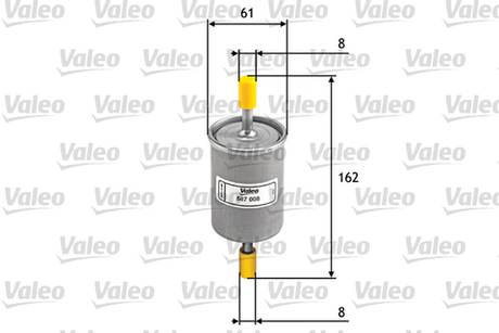 VALEO - 587008-VAL - Fuel Filter