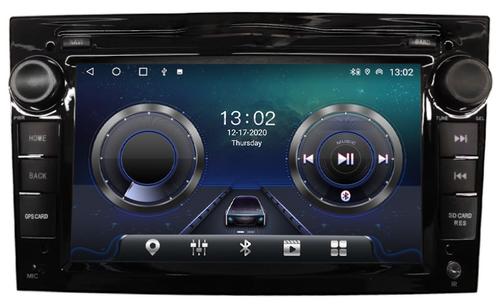 Магнитола для Opel Astra H, Antara, Corsa, Vectra, Zafira B (вниз, черная) - Kuberg MKD-7132B-S10 (кнопки и крутилки) Android 12, Быстрая, CarPlay, SIM-слот