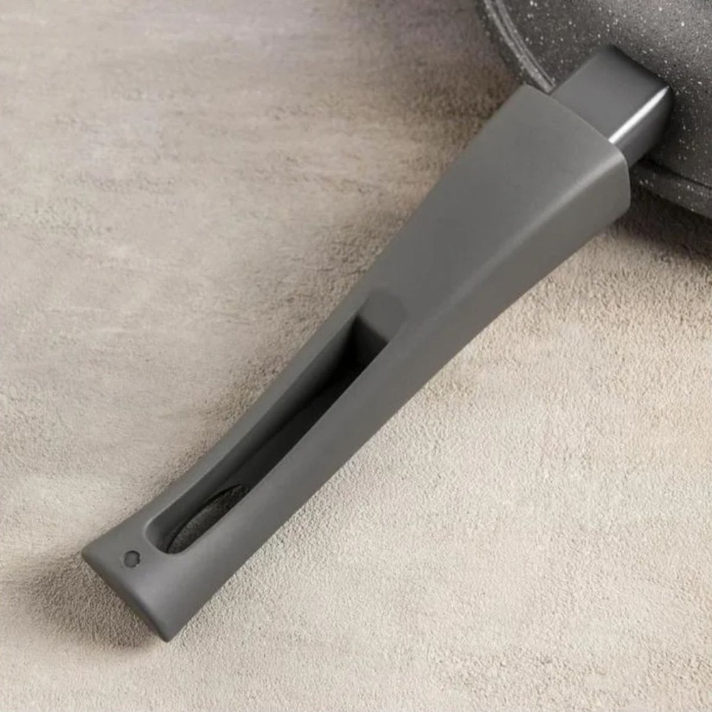 Сковорода алюминий, 26 см, антиприг, Мечта, Гранит black, с026802, с крыш, съем руч