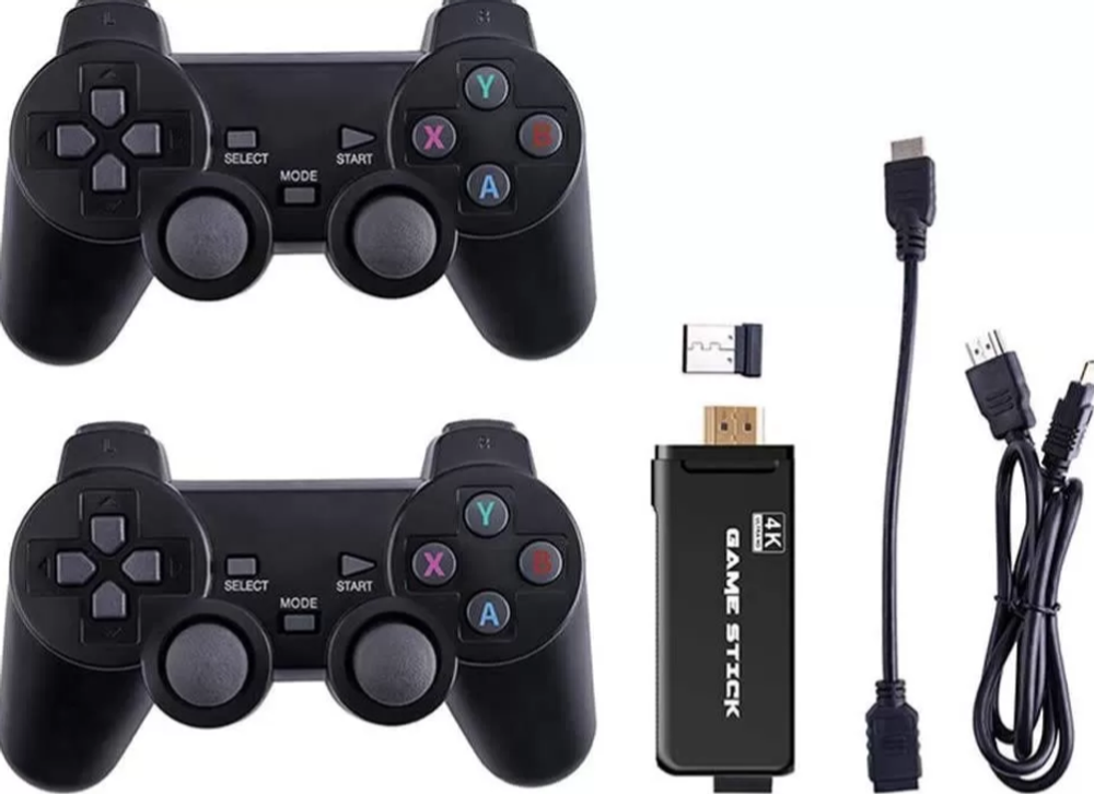 Игровая приставка Game Stick Lite U8, 64 Gb, 10000 игр, 4K PS1, Dendy, Sega, Nintendo