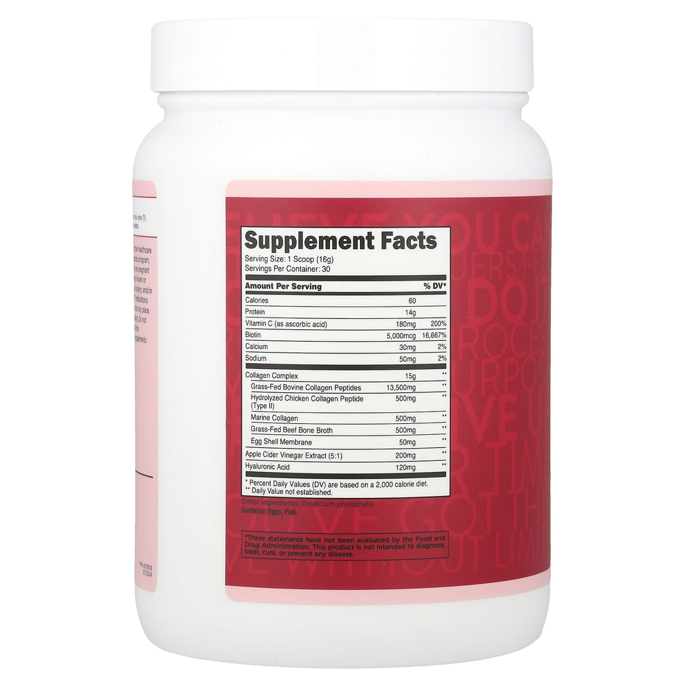 TransformHQ, коллаген, с нейтральным вкусом, 486 г (17,4 унции)