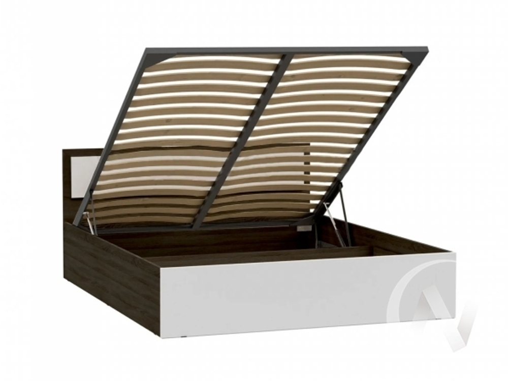 Кровать с подъемным механизмом 1;6м Спальня Мартина (венге/белый)