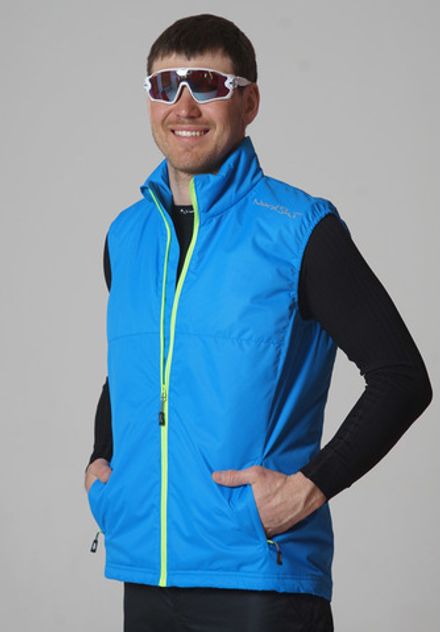 Лыжный жилет Nordski Motion синий мужской