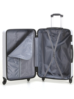 Чемодан Средний (М+) ABS пластик, съёмные колёса