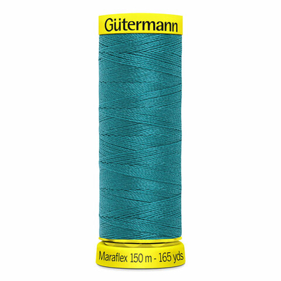 Нитки для трикотажа Gutermann Maraflex 120 (150 метров), 5 кат. | 189 зеленая бирюза