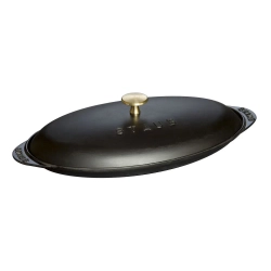 STAUB Sur la Table Minis 31 см сервировочное блюдо с крышкой черный