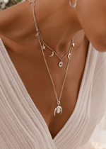 Колье «Селена» с лунным камнем