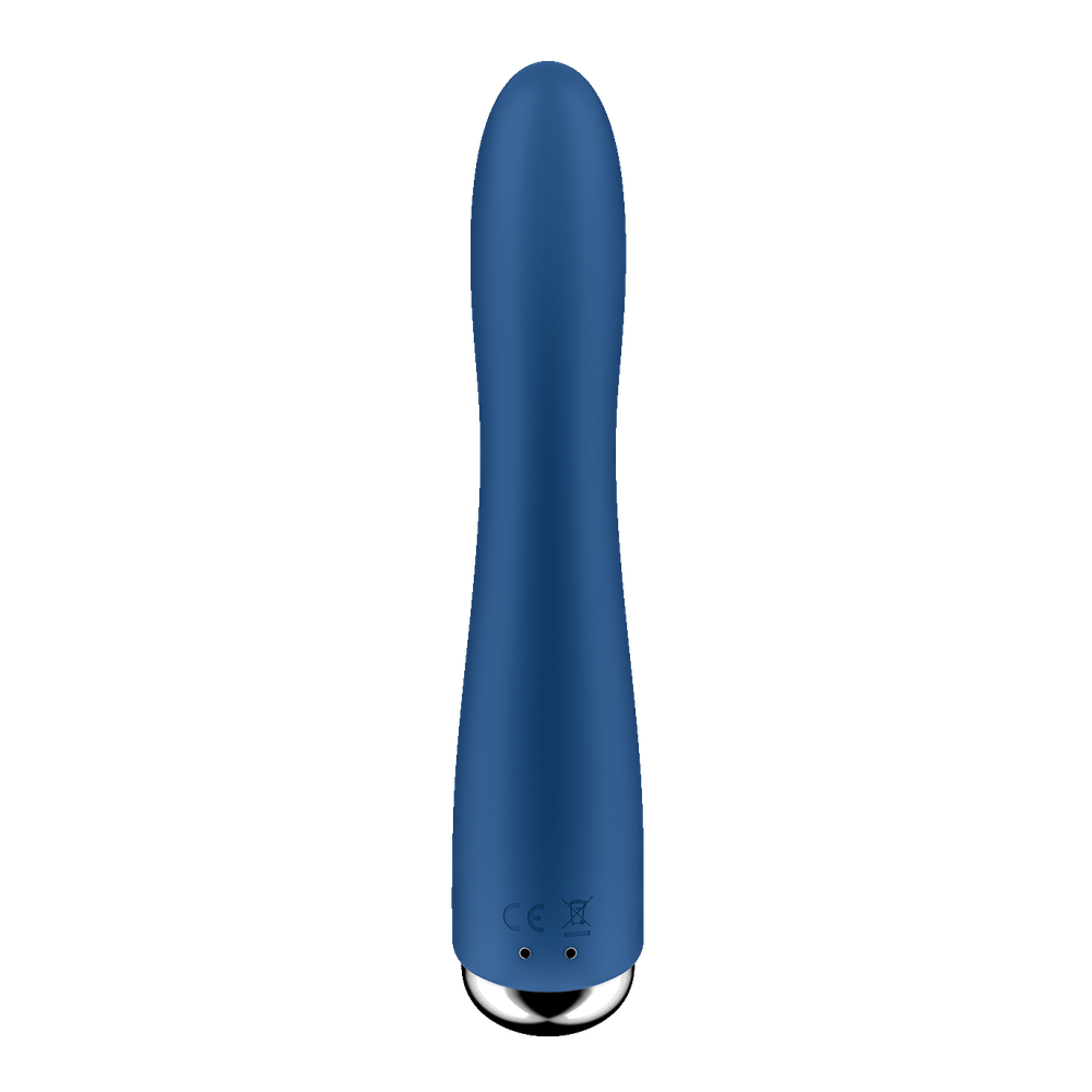 Вращающийся вибратор Satisfyer Spinning Vibe 1, голубой
