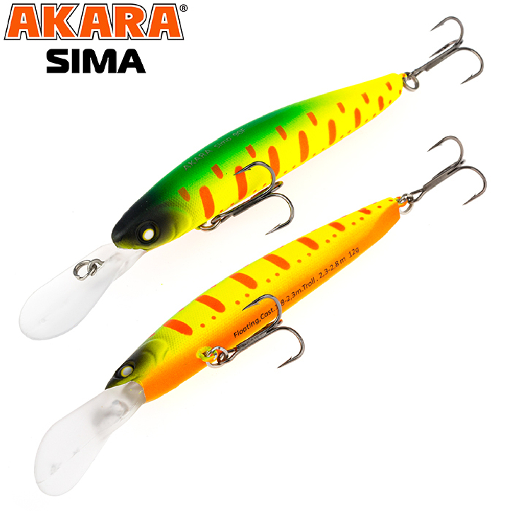 Воблер Akara Sima 90F 12 гр. (3/7 oz 3,5 in) A161