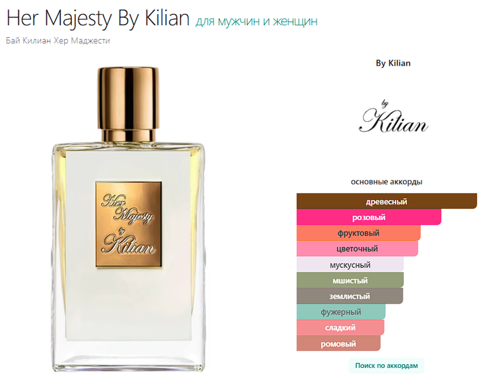 Her Majesty By Kilian 50 ml ( книжка ) (duty free парфюмерия)