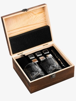 Набор бокалов для виски с нержавеющими кубиками в подарок