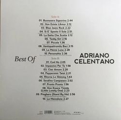 Adriano Celentano. Best Of (LP) Новая запечатанная виниловая пластинка Адриано Челентано