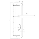 Комплект ручек AVERS HP-85.0423-CR хром
