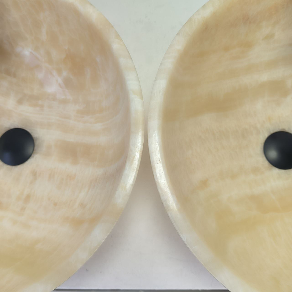 Раковина из оникса Bowl Yellow TinLip BO-62944 45*45*17 39
