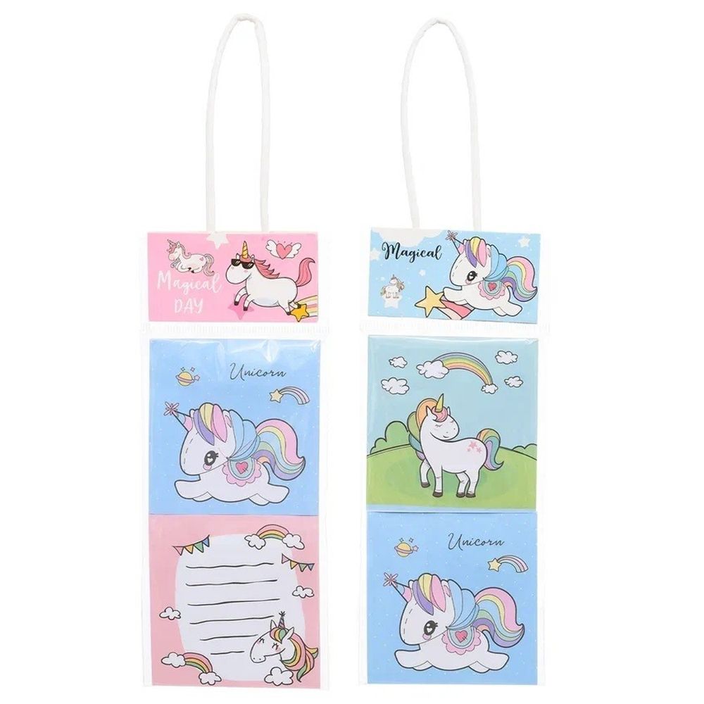 Блок для записей Basir, с липким слоем, 7.6*7.6 см, серия "Единорог", 40 листов Блок для записей Basir, с липким слоем, 7.6*7.6 см, серия "Единорог", 40 листов