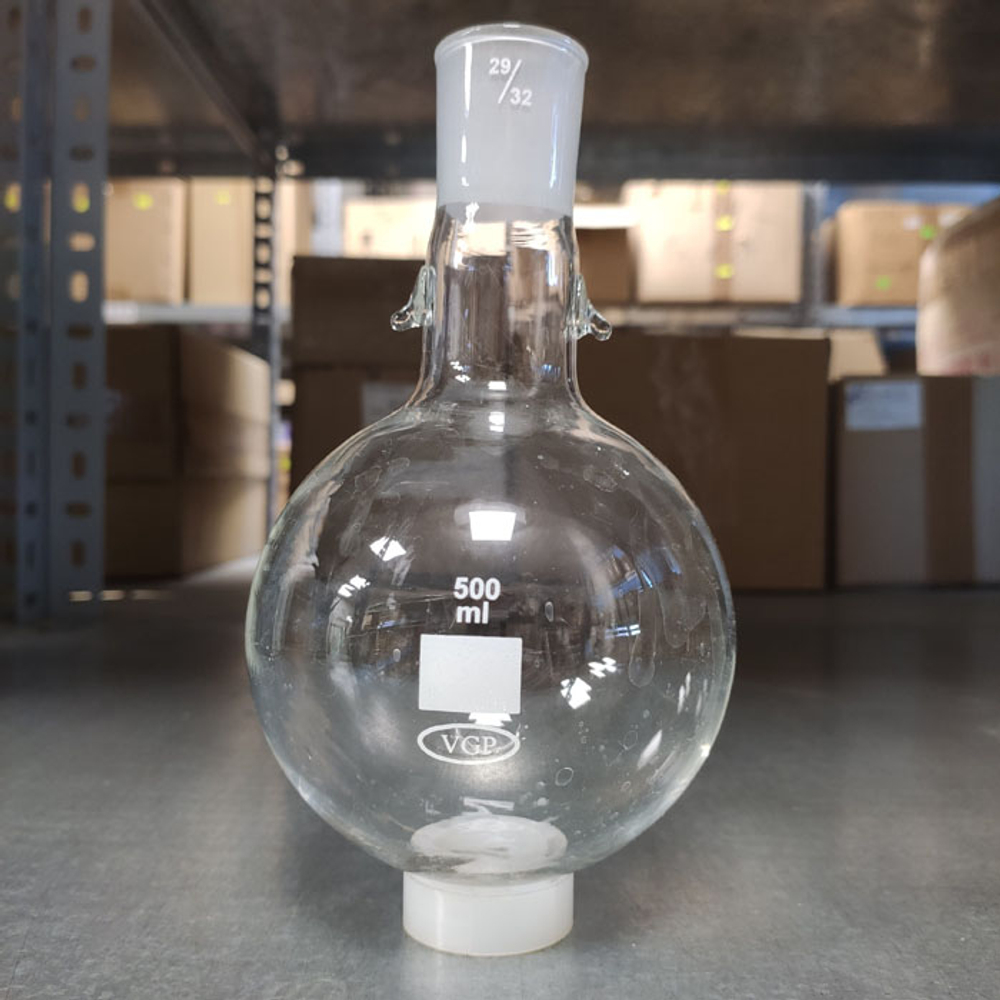 Колба круглодонная с шлиф. 500 мл 29/32 (1488),К-1, Казань, 1шт.