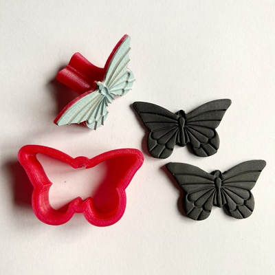 Штамп с вырубкой "Бабочка"