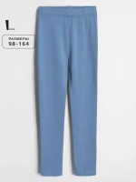 Голубые лосины для девочки на весну