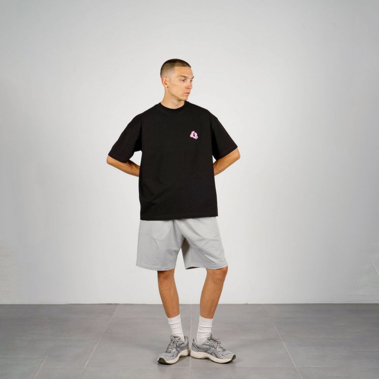 Футболка UNIFORM Heavy Bubble Blur, черный/розовый