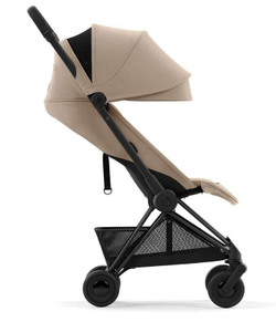 Прогулочная коляска Cybex Coya Cozy Beige с дождевиком и бампером/Matt Black 522005623