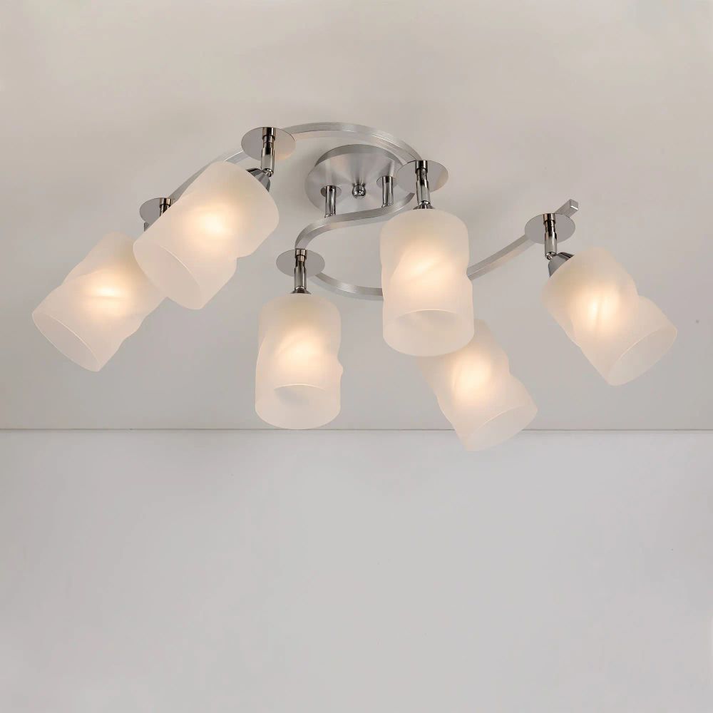 Citilux Сиерра CL119260 Люстра с поворотными плафонами Алюминий