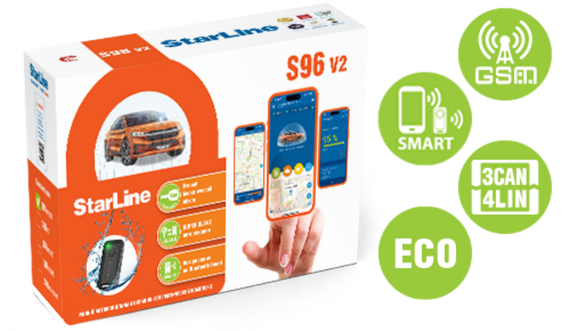 Starline S96 v2 BT 2CAN-4LIN 2SIM ECO GSM