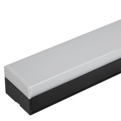 Линейный LED светильник для реечных потолков ЭРА SML-20-WB-40K-B24 24Вт 4000K 2900лм 1180х50х55 черный | Светильники линейные для ритейла