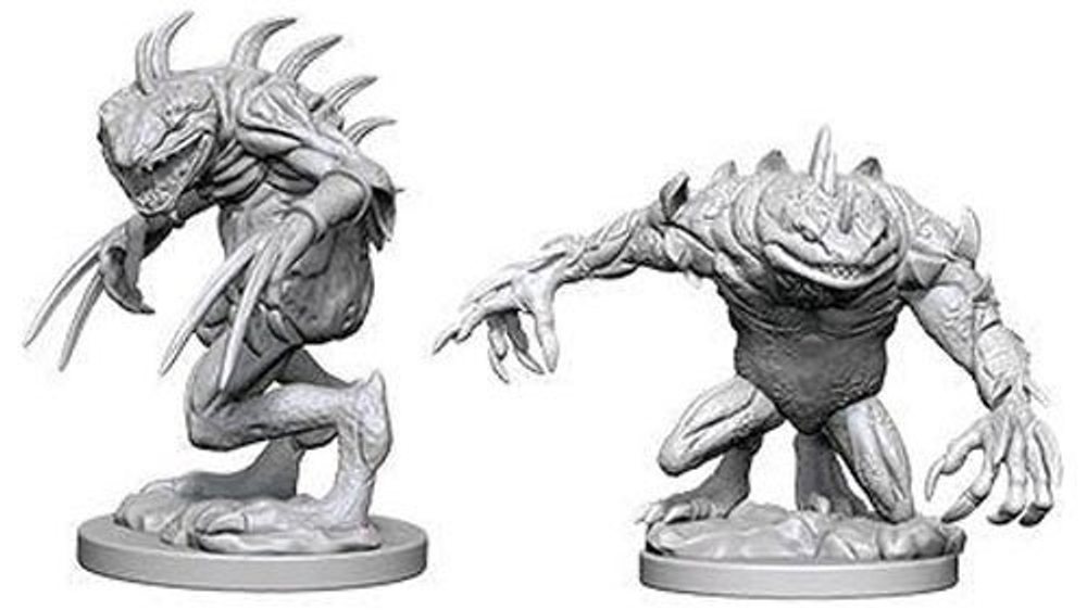 D&D Nolzur's Marvelous Miniatures - Grey Slaad & Death Slaad