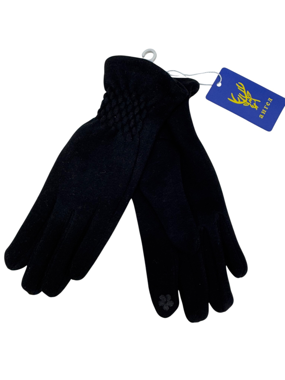 Перчатки. Женские. Верх: Спандекс. Текстильные.Подклад: Плюш-флис. 12 шт в упаковке, разный цвет.