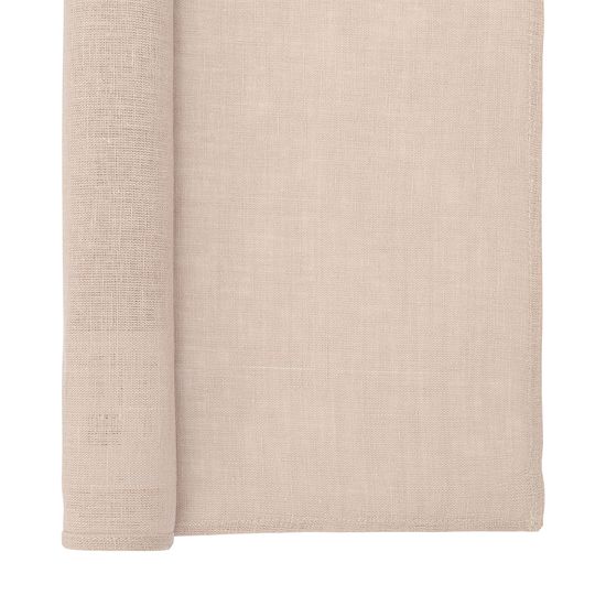 Салфетка сервировочная из стираного льна бежевого цвета из коллекции essential, 45х45 см