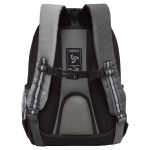 Рюкзак Grizzly, 27*40*20см, 3 отделения, 2 кармана, анатомическая спинка, черный-серый