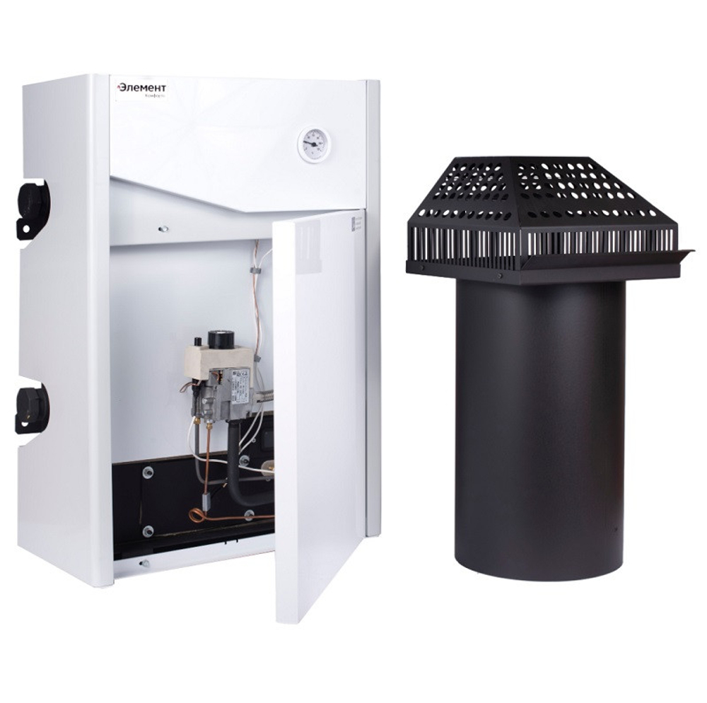 Котел газовый парапетный Элемент комфорта Комфорт Плюс 20 с дымоходом