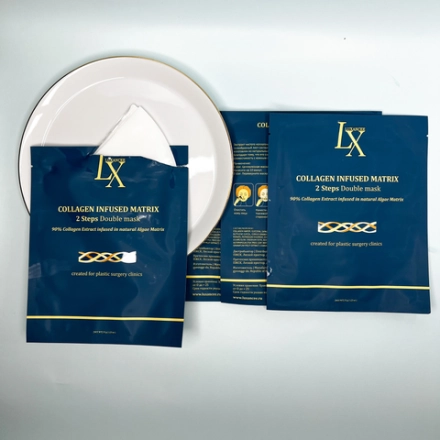 LUXANCEE COLLAGEN INFUSED MATRIX 2 STEP DUBLE MASK