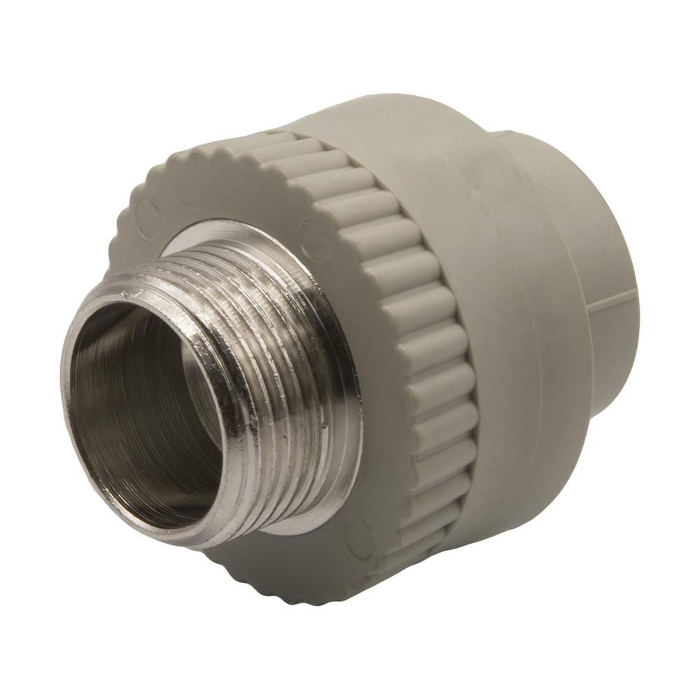 Муфта комб. нар 20х3/4'' EVER® plast  СЕРЫЙ (Россия)