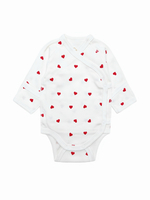 Боди-кимоно Сердечки red (56,62)