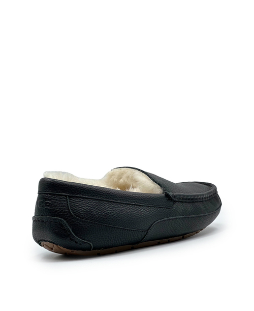 ASCOT MENS LEATHER black
