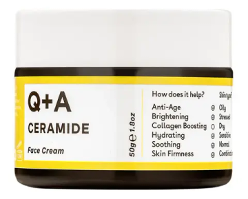 Крем для лица Q+A, CERAMIDE, 50гр