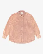 Купить Рубашка Меч SS24 Velvet Dyed Peach розовый Рубашка Меч SS24 Velvet Dyed Peach розовый