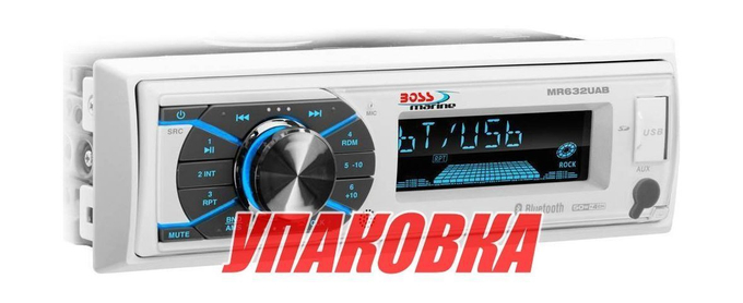 Морская магнитола 1DIN BOSS MR632UAB (упаковка из 3 шт.)