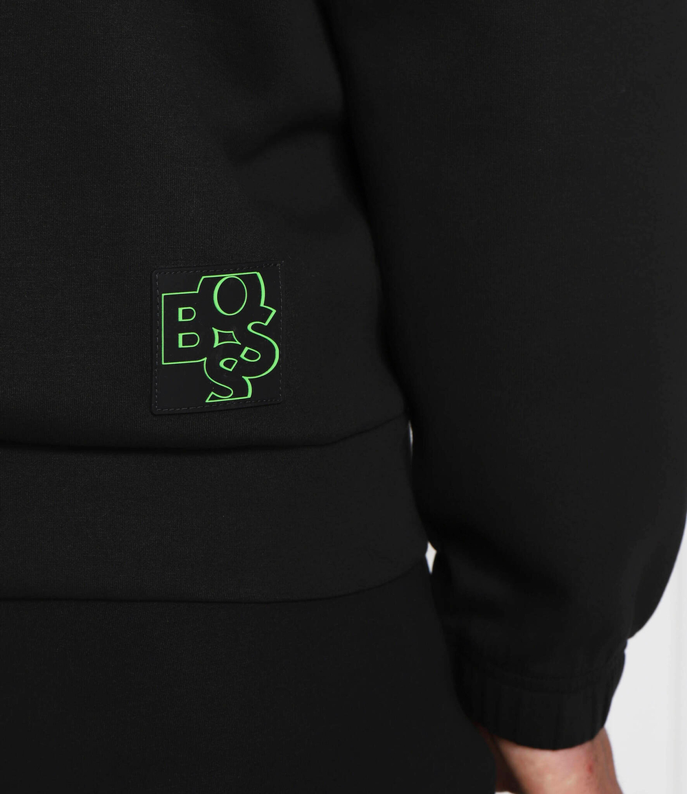 Худи sooded BOSS GREEN - черный(50476436)